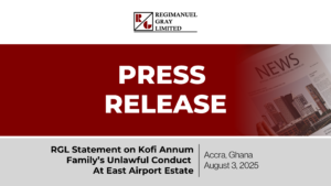 Regimanuel Land Matter at The East Airport Estates - Press Release