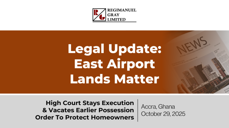 High Court Stays Execution and Vacates Earlier Possession Order To Protect Homeowners