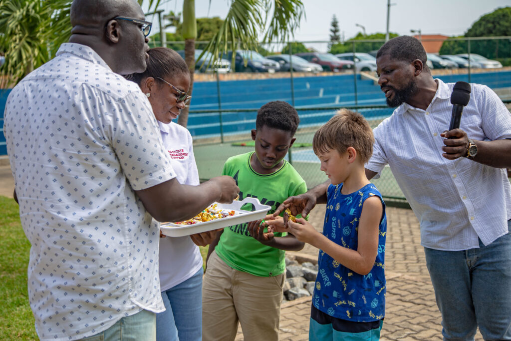 Children at play during a Community Day event