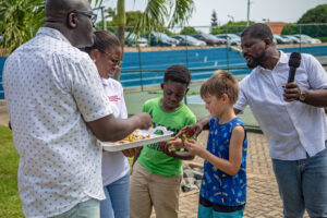 Children at play during a Community Day event