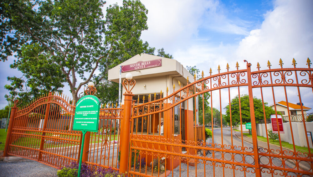 The entrance to Silver Bells II - A community managed by RG Estates Management Ltd