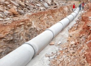 Underground drainange system at Regimanuel Light Industrial Enclave